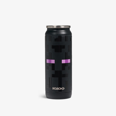 Front View | Minecraft Enderman 16 Oz Can::::Durable stainless steel 