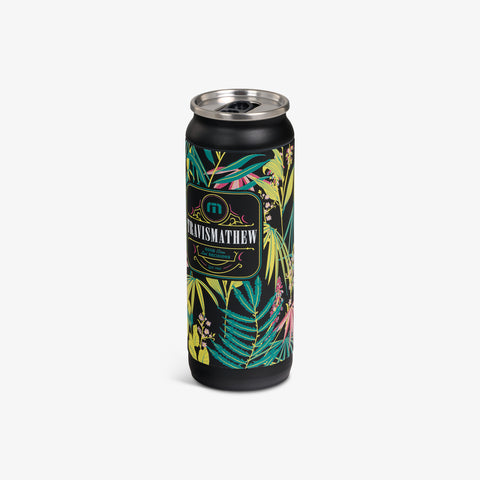 Angle View | TravisMathew Road Brew 16 Oz Can::::Secure mouth-opening tab