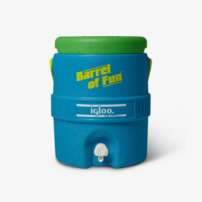 Large View | Barrel of Fun 2 Gallon Jug::Fiesta Blue