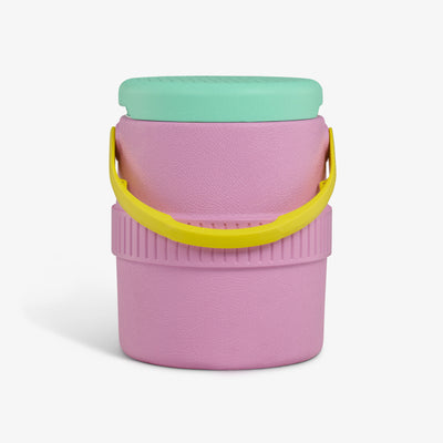 Back View | Retro Barrel of Fun 2 Gallon Jug::Tea Rose::