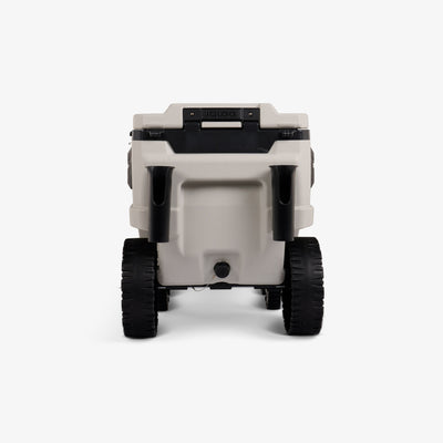 Back View | Trailmate Journey 70 Qt Cooler::Bone::Rear accessory slots