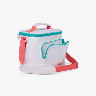 Pouch View | Retro Square Lunch Bag::White