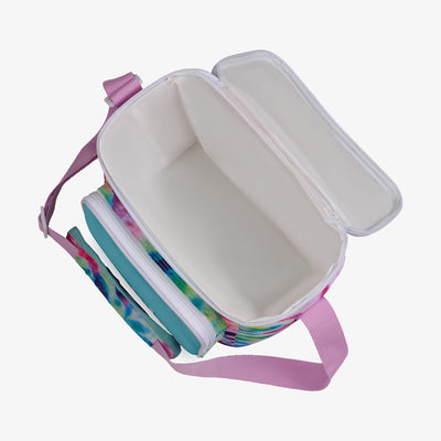 Open View | Retro Square Lunch Bag::Tie-Dye::Antimicrobial liner