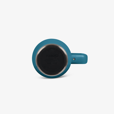 Bottom View | 32 Oz Flip ‘n’ Sip Travel Mug::Modern Blue::Built-in coaster