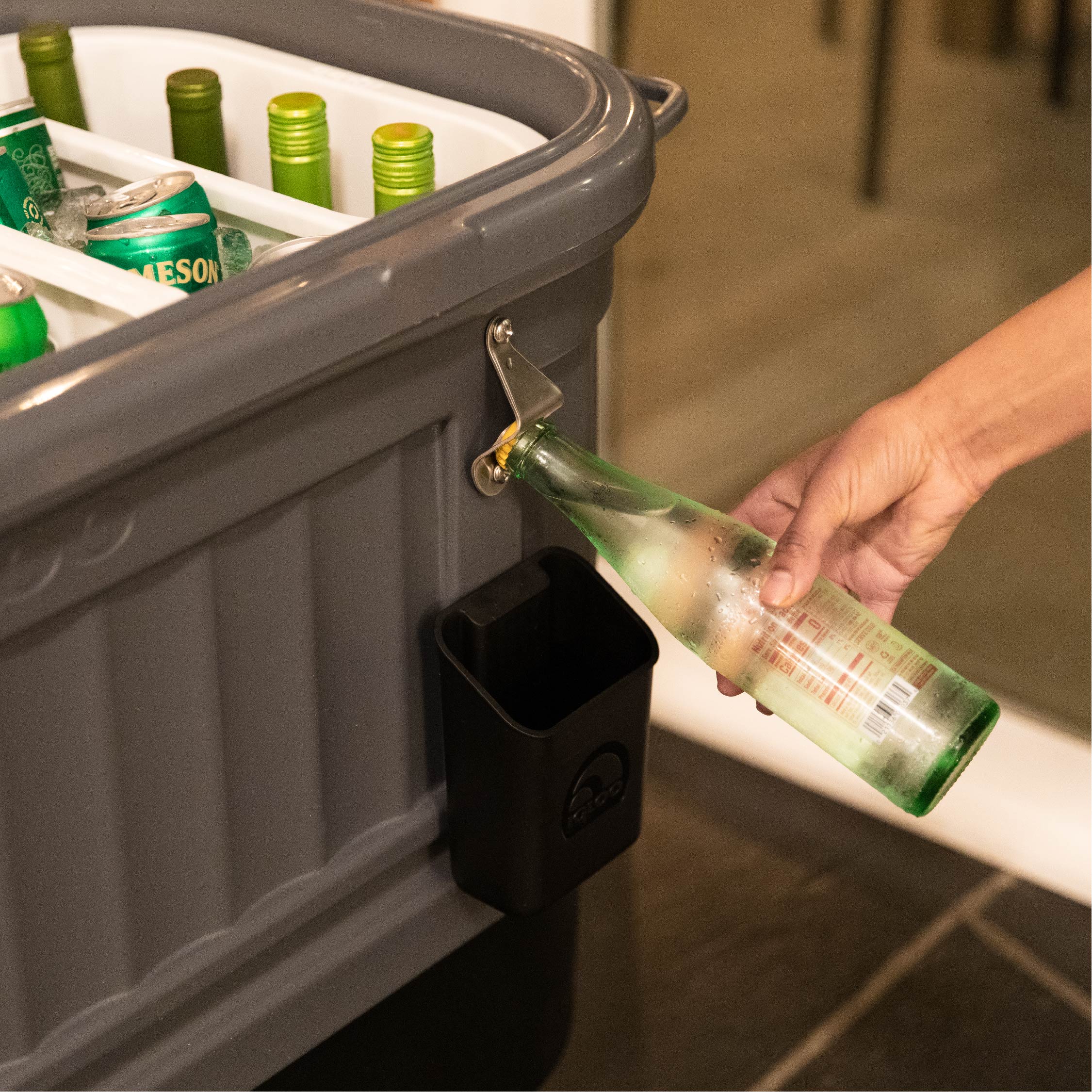 Party Bar 125 Qt Cooler - Top View