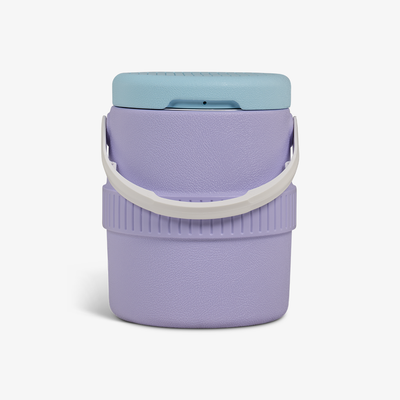 Back View | Retro Barrel of Fun 2 Gallon Jug::Lilac::